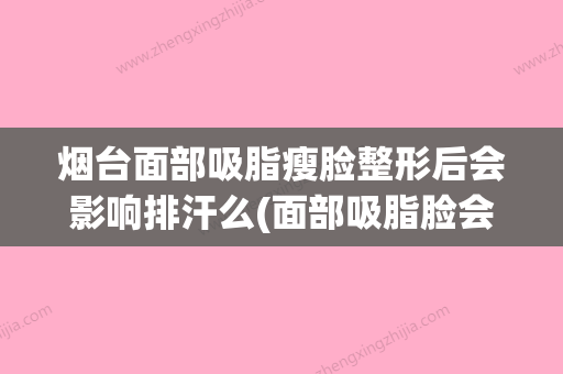 烟台面部吸脂瘦脸整形后会影响排汗么(面部吸脂脸会松吗) - 整形之家