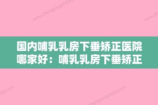 国内哺乳乳房下垂矫正医院哪家好：哺乳乳房下垂矫正医院前50位提前预览 - 整形之家