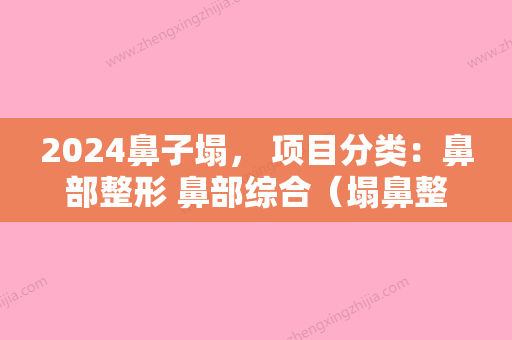 2024鼻子塌， 项目分类：鼻部整形 鼻部综合（塌鼻整形术）