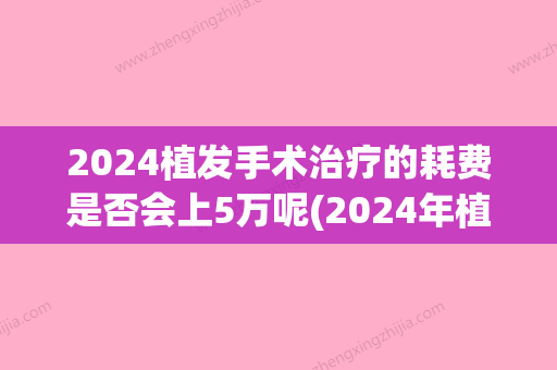 2024植发手术治疗的耗费是否会上5万呢(2024年植发新技术)