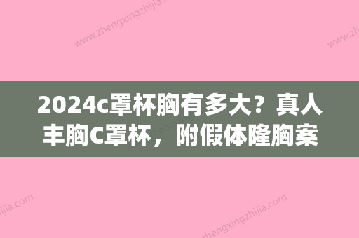 2024c罩杯胸有多大？真人丰胸C罩杯，附假体隆胸案例(假体隆胸210是什么罩杯)