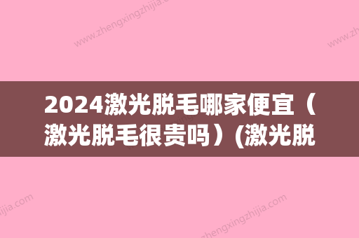 2024激光脱毛哪家便宜（激光脱毛很贵吗）(激光脱毛仪器哪个牌子好2024年)