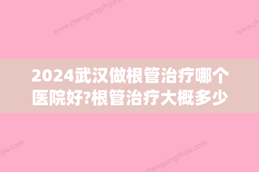 2024武汉做根管治疗哪个医院好?根管治疗大概多少钱一颗牙?(武汉医院根管治疗价格表)