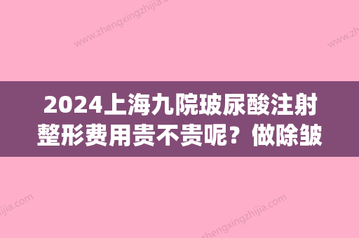 2024上海九院玻尿酸注射整形费用贵不贵呢？做除皱果怎么样呢？(上海九院 打玻尿酸一次多少钱)